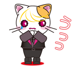 Vampire cat sticker #6280295