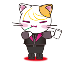 Vampire cat sticker #6280307