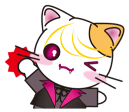 Vampire cat sticker #6280308