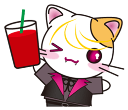 Vampire cat sticker #6280310