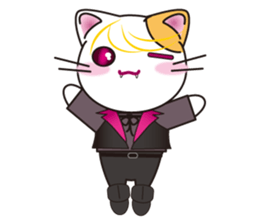 Vampire cat sticker #6280313