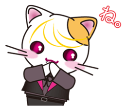 Vampire cat sticker #6280323