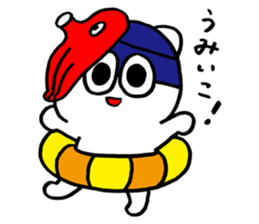 umiikokun in summer sticker #6280870