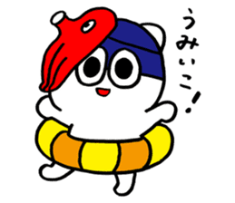 umiikokun in summer sticker #6280870