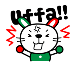 Talking Cat and Rabbit in Italian sticker #6281693