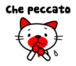 Talking Cat and Rabbit in Italian sticker #6281720