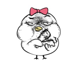 Brave Male Chicken sticker #6281781