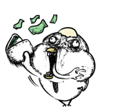 Brave Male Chicken sticker #6281790