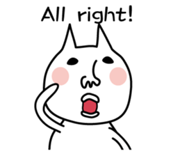 Jaws is a good listener. English version sticker #6282068