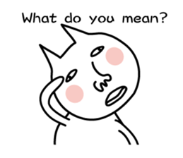 Jaws is a good listener. English version sticker #6282074