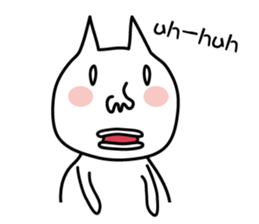 Jaws is a good listener. English version sticker #6282075