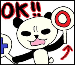 MIKESHIWA-PANDA sticker #6283096