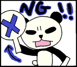 MIKESHIWA-PANDA sticker #6283097