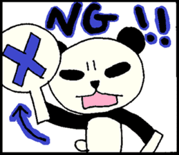 MIKESHIWA-PANDA sticker #6283097