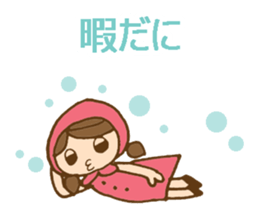 Daily Izumo dialect with a cute girl sticker #6283146