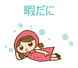 Daily Izumo dialect with a cute girl sticker #6283146