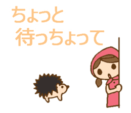 Daily Izumo dialect with a cute girl sticker #6283154