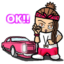 HIPHOP GIRL 1 sticker #6283296