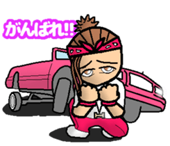 HIPHOP GIRL 1 sticker #6283297