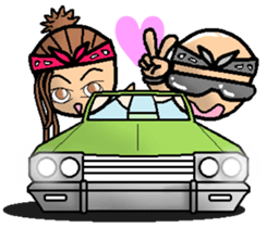 HIPHOP GIRL 1 sticker #6283324