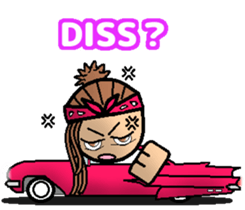 HIPHOP GIRL 1 sticker #6283332