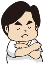 Mr.Chubby's  Eyebrows sticker #6283391