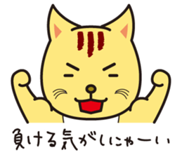 positive cat Popo and negative cat Nene sticker #6284248