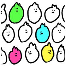 POKER FACE RABITS sticker #6284258