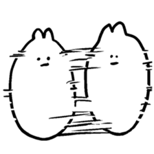 POKER FACE RABITS sticker #6284266