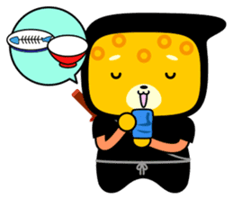 Child ninja Jaguar-Maru sticker #6285273