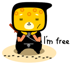 Child ninja Jaguar-Maru sticker #6285276