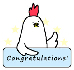 chicken's life 2 sticker #6285331