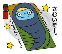 Cute girl! Flower Mountain climbing sticker #6285718