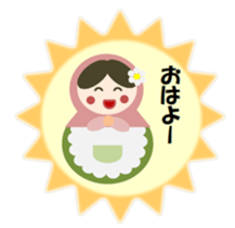 The  Heartwarming matryoshka doll sticker #6285776