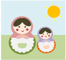 The  Heartwarming matryoshka doll sticker #6285778