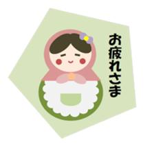 The  Heartwarming matryoshka doll sticker #6285791