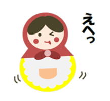 The  Heartwarming matryoshka doll sticker #6285806