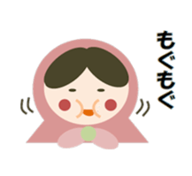 The  Heartwarming matryoshka doll sticker #6285812