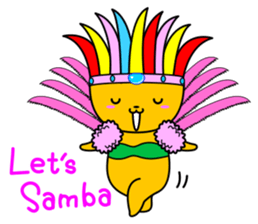 Samba Dog sticker #6285817