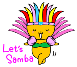 Samba Dog sticker #6285817