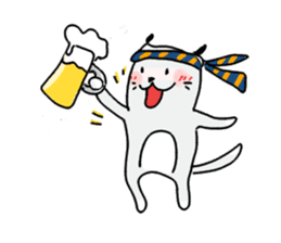 I am probably a cat. sticker #6285971