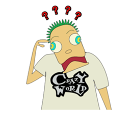Crazy World sticker #6286209