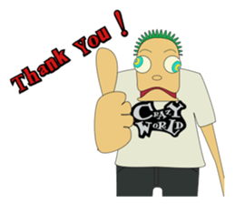 Crazy World sticker #6286211