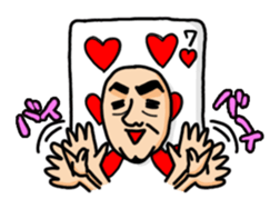 playing Card Old Man sticker #6286301
