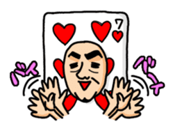 playing Card Old Man sticker #6286301