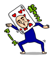 playing Card Old Man sticker #6286302