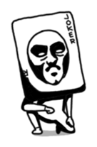 playing Card Old Man sticker #6286325