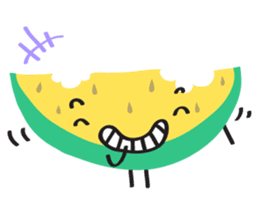 Bitten Watermelon sticker #6286817