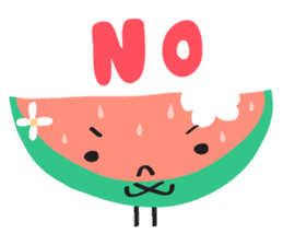 Bitten Watermelon sticker #6286819