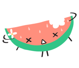 Bitten Watermelon sticker #6286821